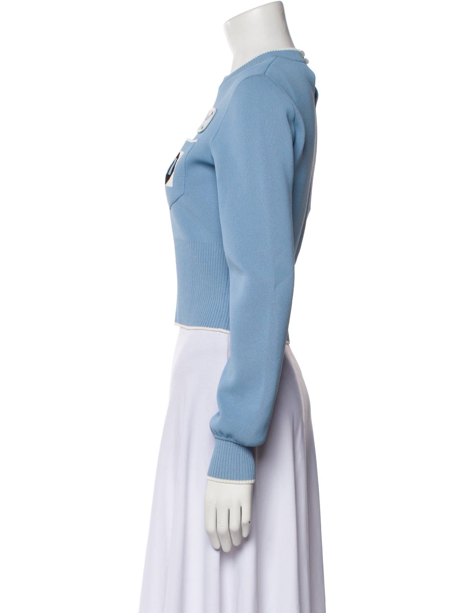 Miu Miu 2018 Graphic Print Sweater